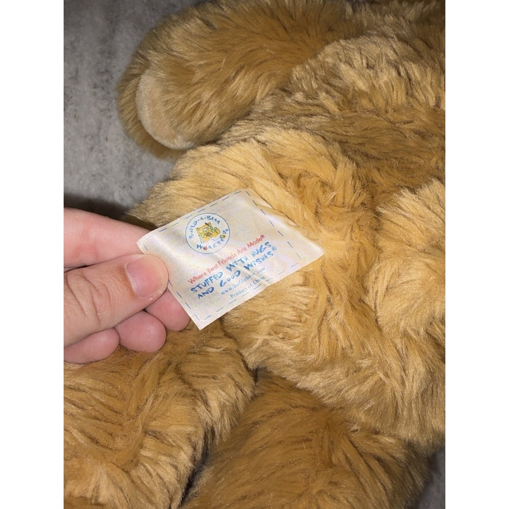Build A Bear Workshop Brown Teddy Bear Plush Stuffed Animal Toy - Picture 7 of 14